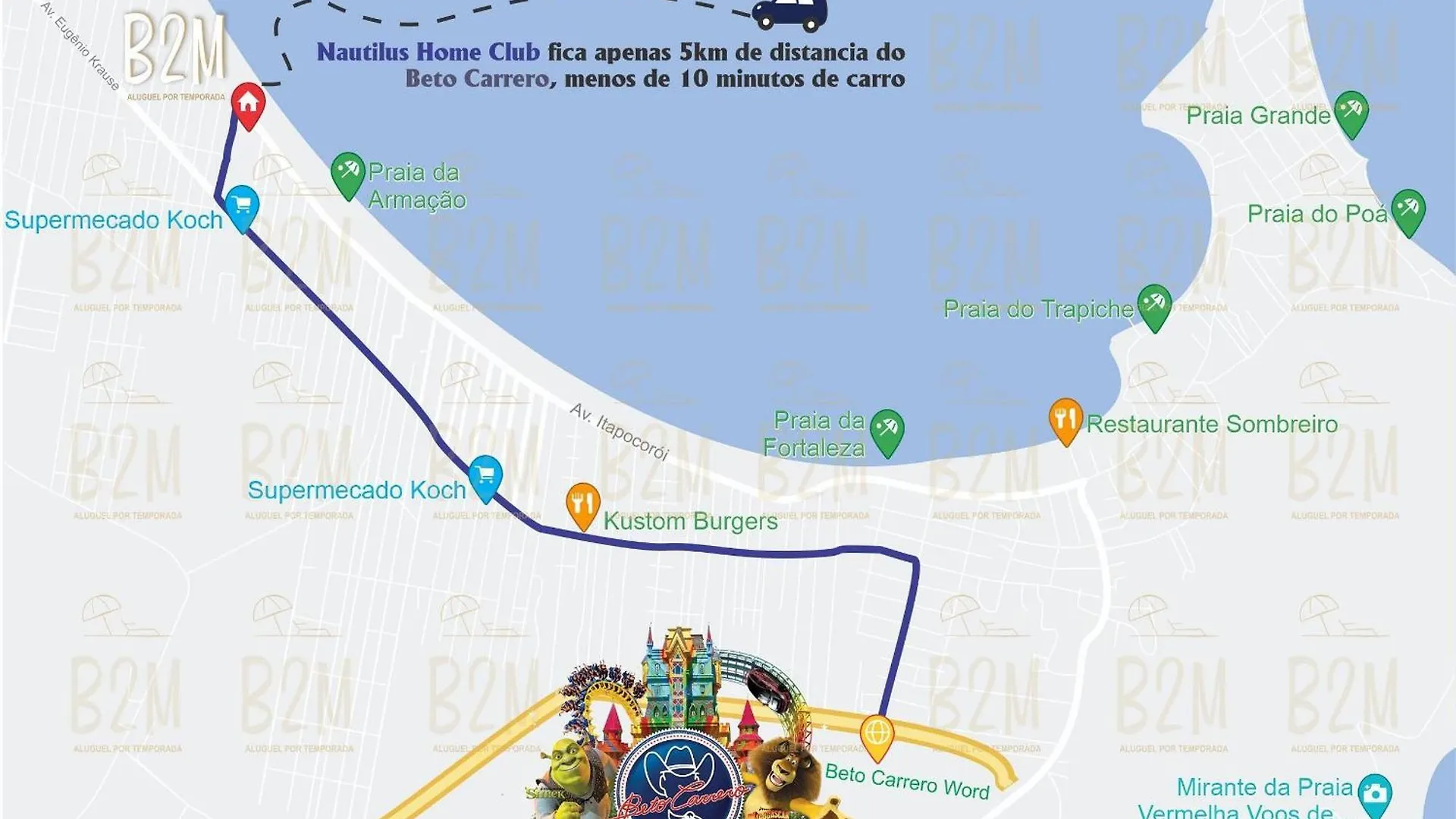 Beto Carrero, Praia, 3 Piscinas, Homeclub Penha